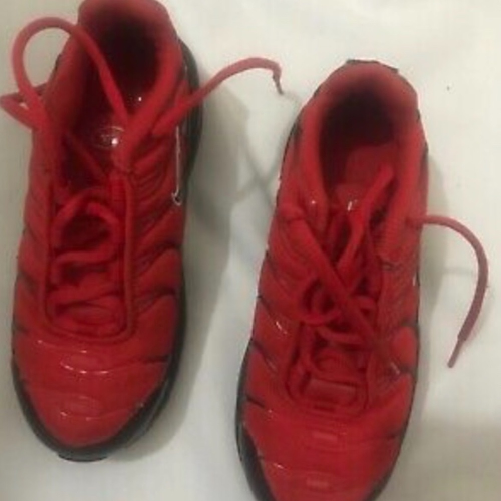 Nike Boys Air Max Plus University Red C15650-600  Boys 13C